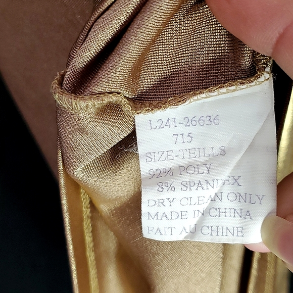 Bianca Nygard Gold Metallic Twist Tank - Size 8 - Picture 8 of 10